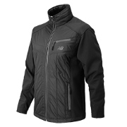 New Balance Men'sQuilted Softsell Jacket BlackLayering: Outer LayerSuitable Temps: Mild, Cold C21g6998